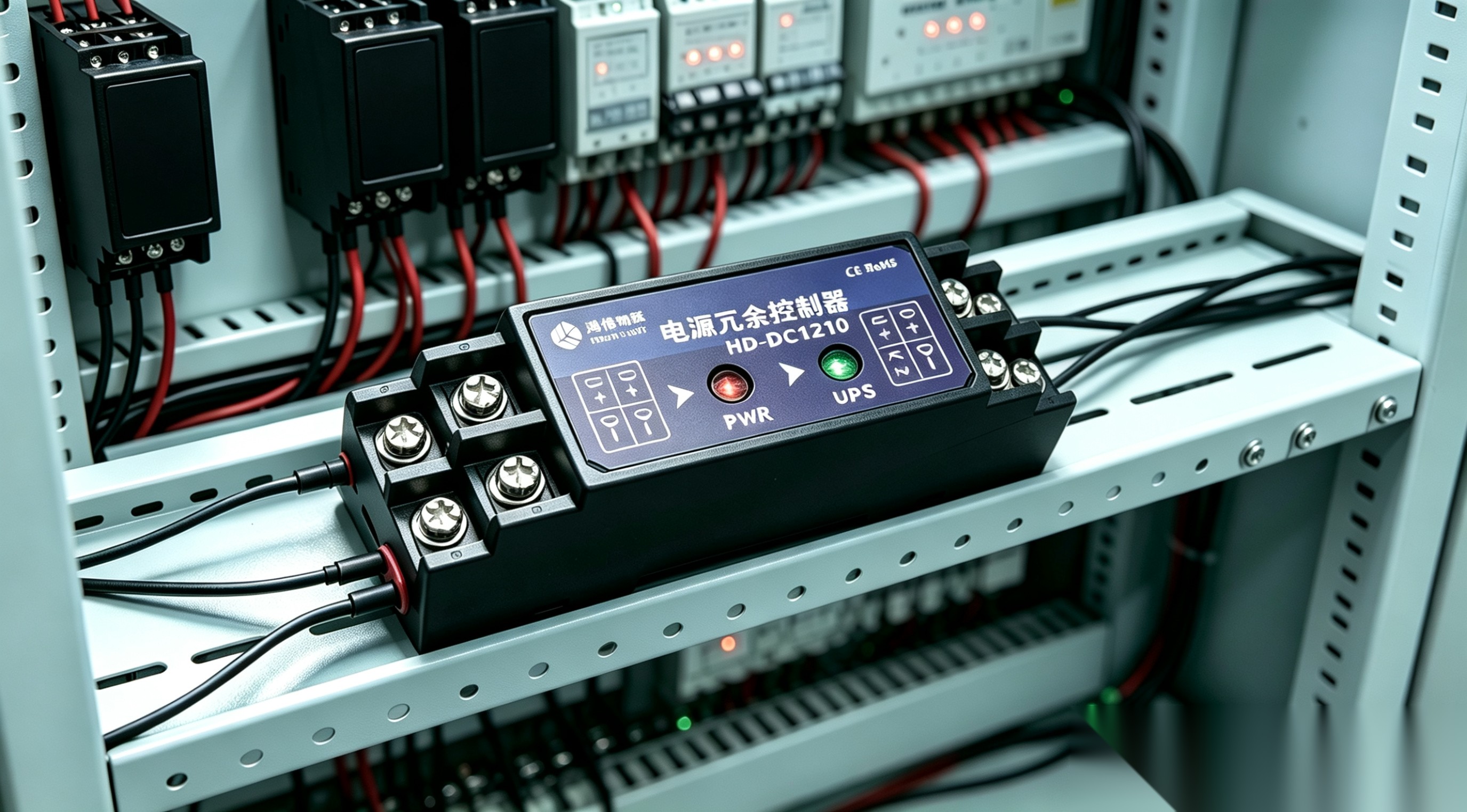 卡轨式电源冗余控制器